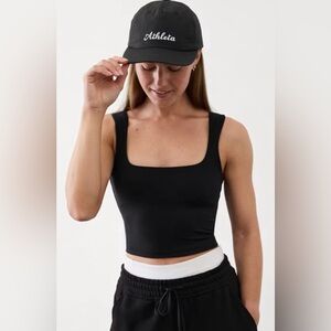 New NWT Athleta Retro Cap Hat Black